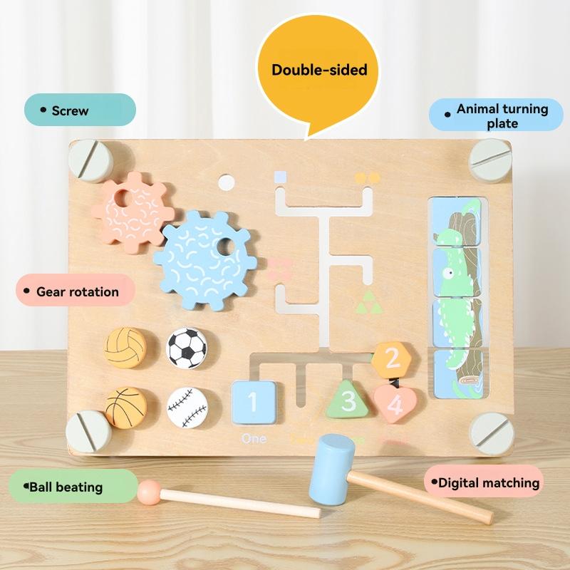 Games & Puzzles |  Wooden Busy Board Baby & Toddler Baby & Toddler