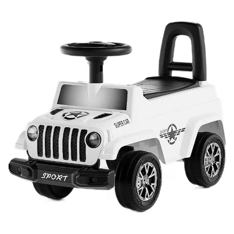 Outdoor Toys |  Jeep Rubicon Foot To Floor Ride On – White Baby & Toddler Baby & Toddler