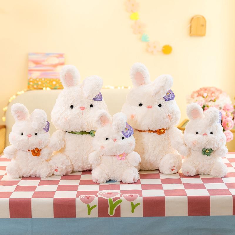 Plush & Stuffed Animals |  10″ Toy Plush Bunny With Flower Crown – Blue Plush & Stuffed Animals Plush & Stuffed Animals