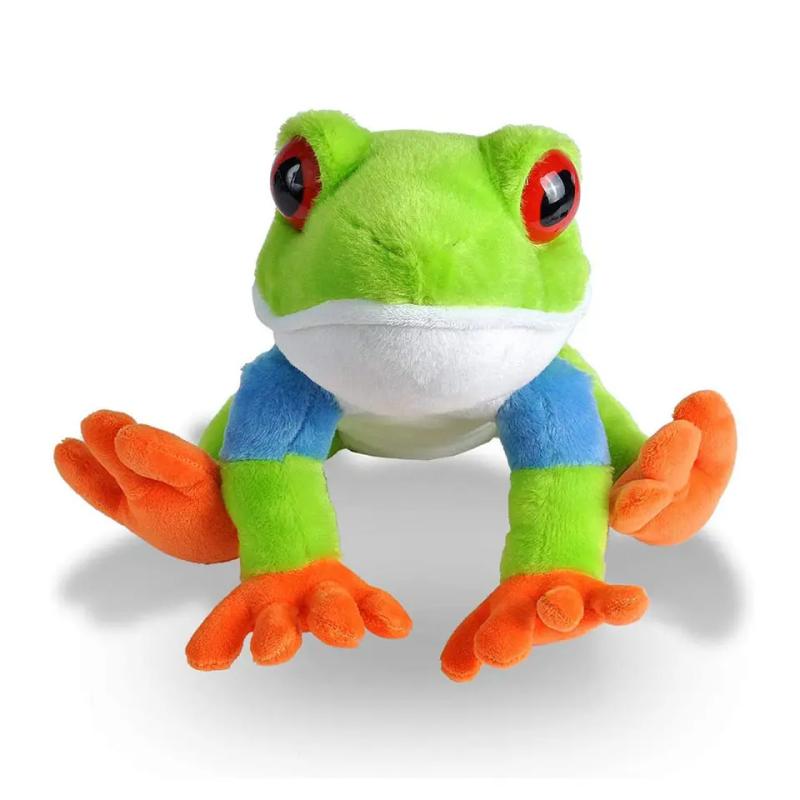 Plush & Stuffed Animals |  8″ Glitter Toy Plush Dart Frog – Green Plush & Stuffed Animals Plush & Stuffed Animals