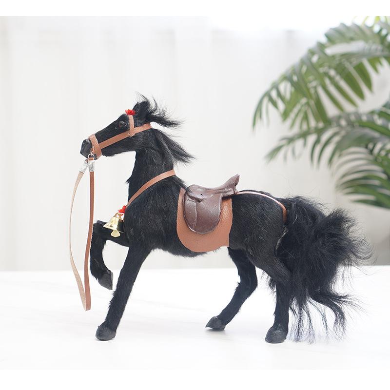 Plush & Stuffed Animals |  Black Ride-On Horse Ages 7+ Plush & Stuffed Animals Plush & Stuffed Animals