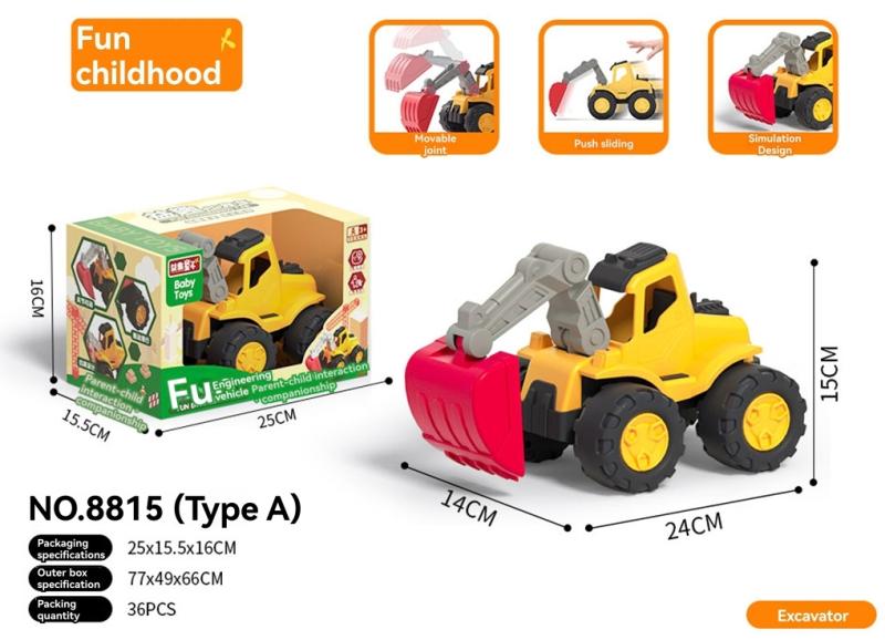 Preschool |   Kid Pedal Tractor With Front Loader & Removable Trailer Baby & Toddler Baby & Toddler