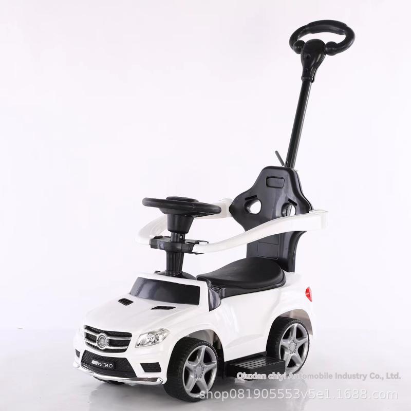 Preschool |  Mercedes C63 3 In 1 Push Car White With Cup Holder Baby & Toddler Baby & Toddler