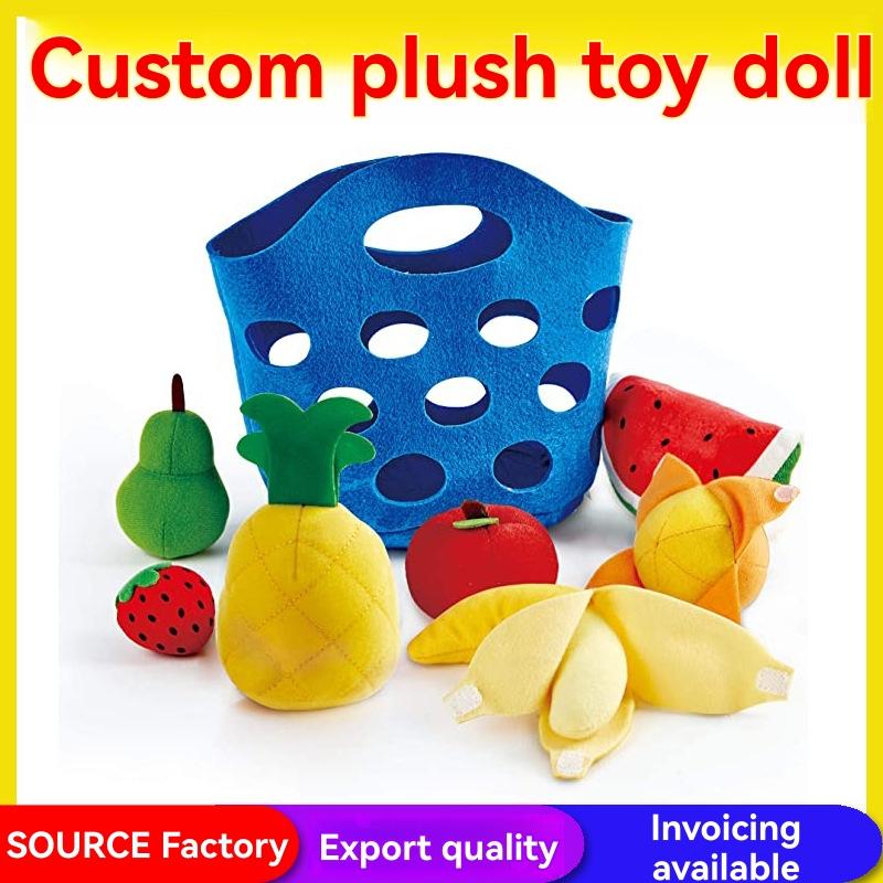 Preschool |  Pretend Play Felt Vegetable Basket Baby & Toddler Baby & Toddler