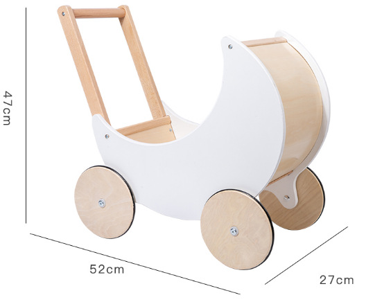 Preschool |  Wooden Pull Along Wagon Baby & Toddler Baby & Toddler