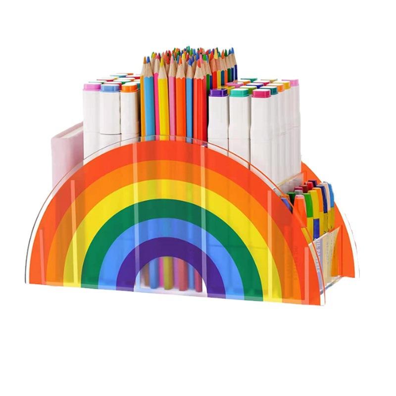 Room Accessories |  Mirrored Rainbow Bookends Room Accessories Room Accessories