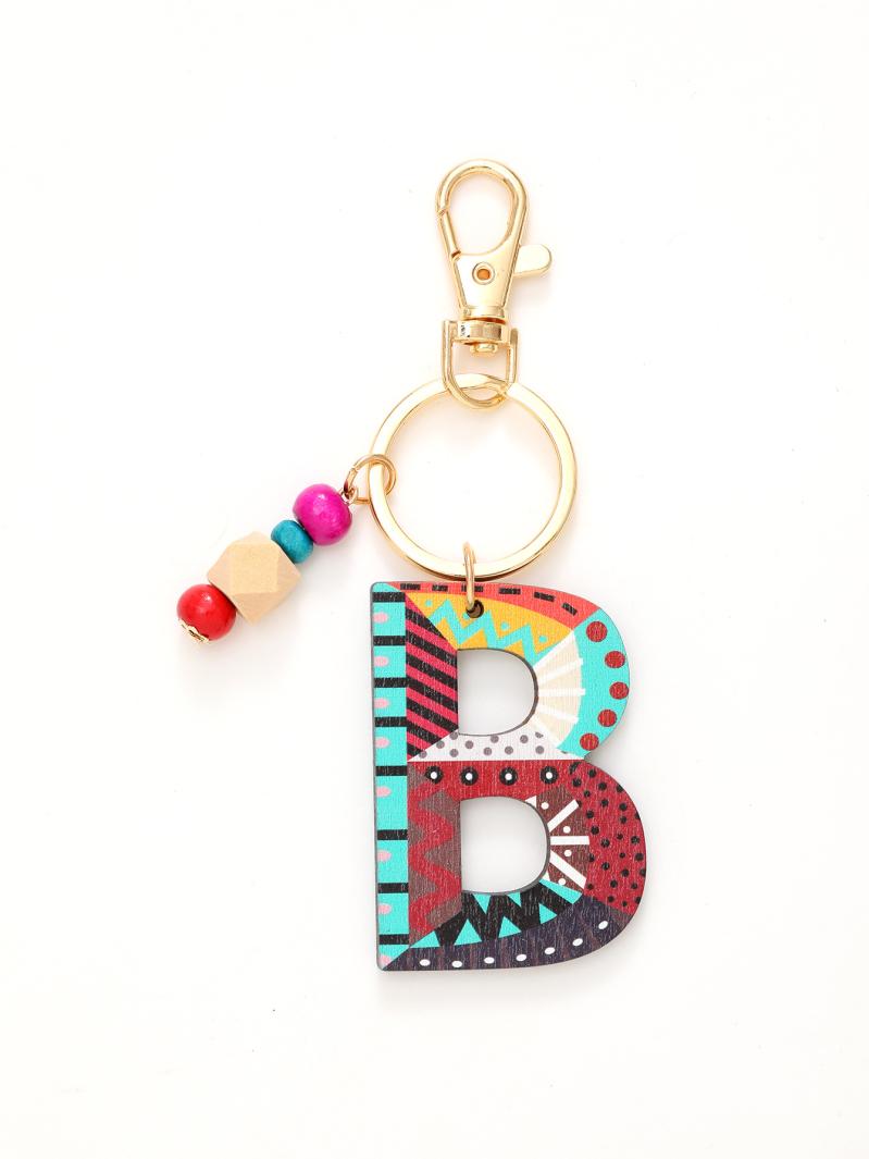 Souvenirs |  Small Initial Fao Keychain – Letter P Souvenirs Souvenirs