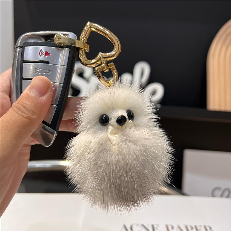 Trend Accessories |  4″ Pendant Pom Pom Pomeranian Key Chain Trend Accessories Trend Accessories