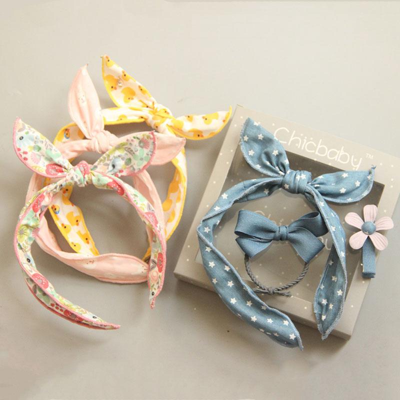 Trend Accessories |  Claris Fashion Print Headband With Bow Trend Accessories Trend Accessories