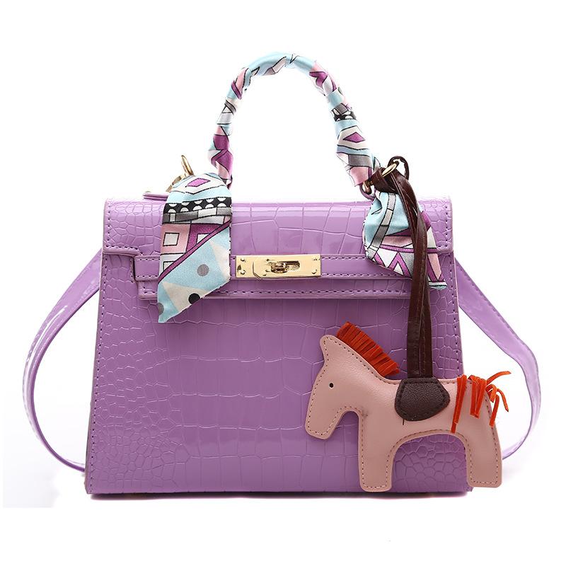 Trend Accessories |  Crocodile Scarf Handbag – Pink Trend Accessories Trend Accessories